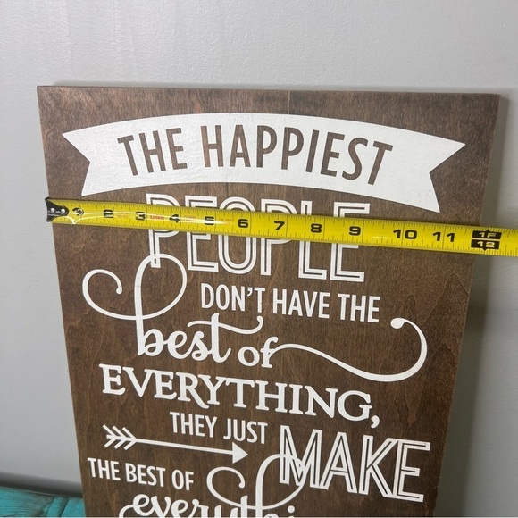 Handmade Rustic Wooden Sign - Picture 6 of 7